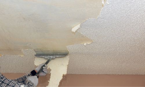 remove popcorn ceilings